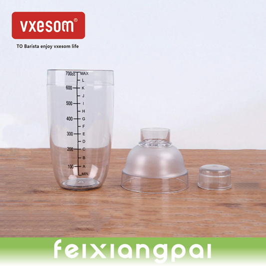 VXESOM Plastic Cocktail Shaker,Hand Wine Beverage Mixer Wine Shaker cup Drink Mixer 500l/700/1000ml Shaker,Bar Tools