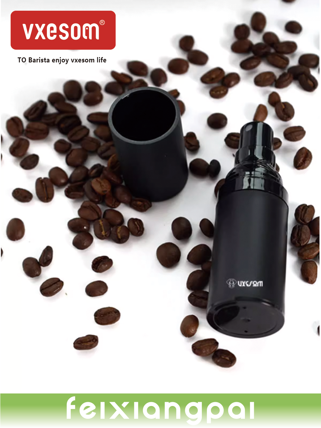 VXESOM The bean spray grinder removes static electricity to prevent flying powder and fine fog, portable spray bottle