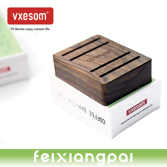 vxeson puck screen stand wood Puck Screen Holder Compatible with 58.5 /53.3/ 51mm Reusable Coffee Filters- coffee filter holder