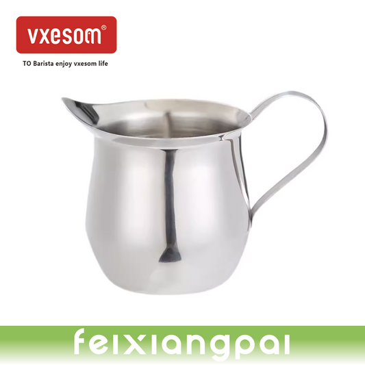 VXESOM Stainless Steel  Espresso Measuring Cup  Concentrated Measuring Cup Small Milk Pot Espresso Cup