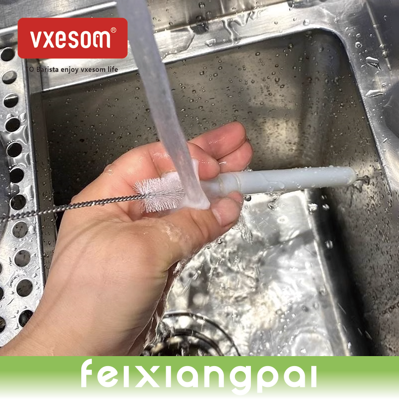 VXESOM Insulating bucket pipeline brush, ice cream machine brush, exquisite cleaning kitchen electrical brush