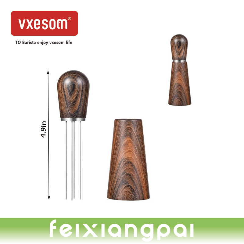 Vxesom 1Pc Coffee Powder Tamper Distributor LevelerTool Coffee Powder Espresso Stirrer Stirring Tool Food-grade Stainless Steel Needles