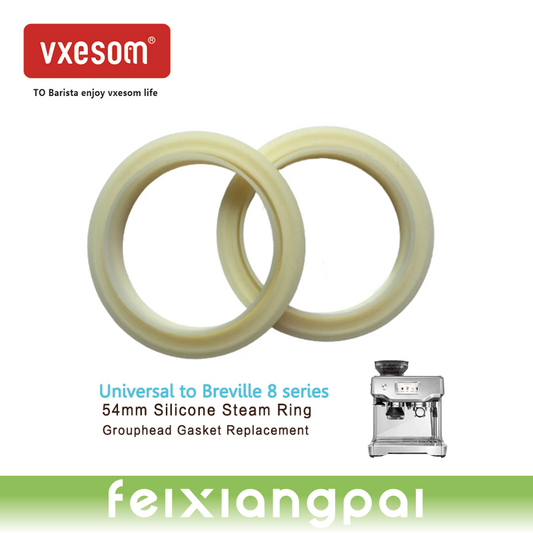 VXESOM Gasket Coffee Machine Home Steam Ring Durable 54mm Replacement Part Silicone Seal Compatible For Breville 8 Series