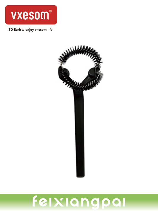 Italian semi-automatic 58/51mm coffee brush plastic coffee cleaning brush coffee machine round head brush brewing head