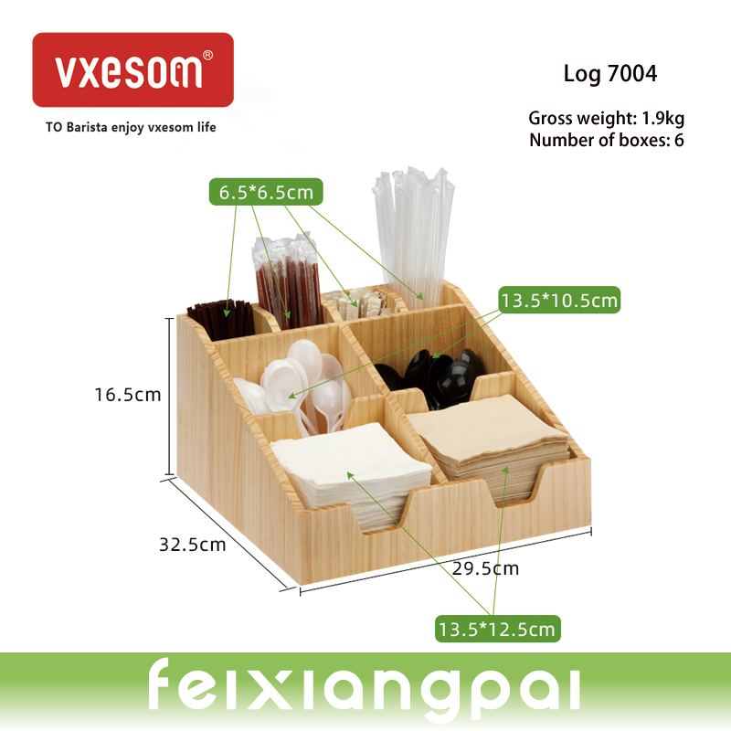 VXESOM log/Acrylic/stainless steel Storage Rack Coffee Tea Shop Cup Holder many grid Storage Appliances Cup Frame Cup Taker