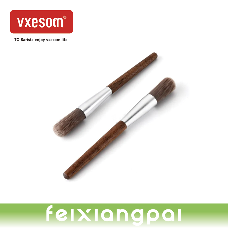 VXESOM Coffee Grinder Machine Cleaning Brush Bristles Dusting Brushes with Wood Handle